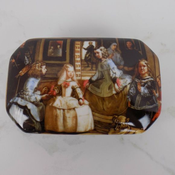 GIORDANO DI PONZANO Collectible Ceramic Trinket Box - Picture 1 of 7